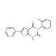 2-Mercapto-6-phenyl-3-o-tolyl-3H-thieno[2,3-d]pyrimidin-4-one - chemical structure image