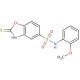 2-Mercapto-benzooxazole-5-sulfonic acid (2-methoxy-phenyl)-amide - chemical structure image