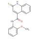 2-mercapto-N-(2-methoxyphenyl)quinoline-4-carboxamide - chemical structure image