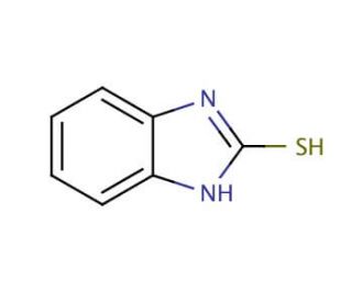 2-Mercaptobenzimidazole (CAS 583-39-1) - chemical structure image
