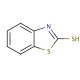 2-Mercaptobenzothiazole (CAS 149-30-4) - chemical structure image