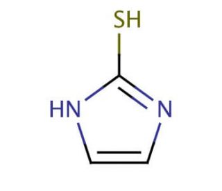 2-Mercaptoimidazole (CAS 872-35-5) - chemical structure image
