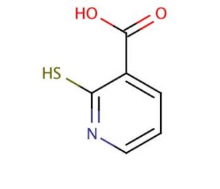 2-Mercaptopyridine-3-carboxylic acid (CAS 38521-46-9) - chemical structure image