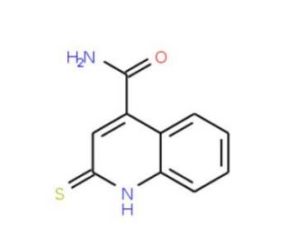 2-mercaptoquinoline-4-carboxamide - chemical structure image