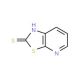 2-Mercaptothiazolo[5,4-b]pyridine (CAS 57135-09-8) - chemical structure image