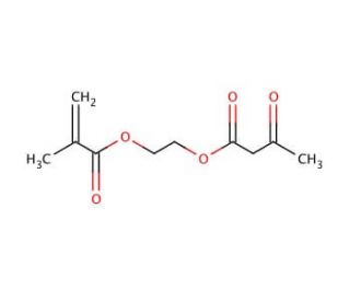 2-(Methacryloyloxy)ethyl acetoacetate (CAS 21282-97-3) - chemical structure image