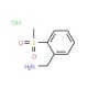 2-(Methanesulfonyl)benzylamine hydrochloride - chemical structure image