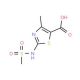 2-Methanesulfonylamino-4-methyl-thiazole-5-carboxylic acid - chemical structure image