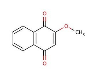 2-Methoxy-1,4-naphthoquinone (CAS 2348-82-5) - chemical structure image