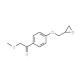 2-Methoxy-1-[4-(oxiranylmethoxy)phenyl]ethanone (CAS 110458-44-1) - chemical structure image