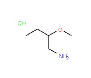 2-Methoxy-1-butanamine hydrochloride - chemical structure image