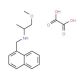 (2-Methoxy-1-methyl-ethyl)-naphthalen-1-ylmethyl-amine oxalate - chemical structure image