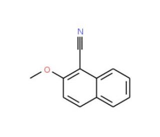 2-Methoxy-1-naphthonitrile (CAS 16000-39-8) - chemical structure image