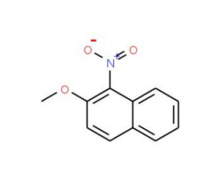 2-Methoxy-1-nitronaphthalene - chemical structure image