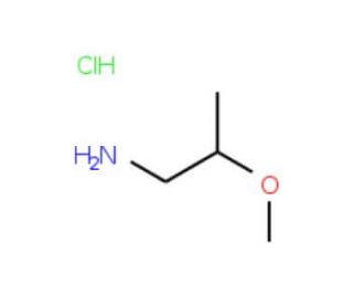 2-Methoxy-1-propanamine hydrochloride - chemical structure image