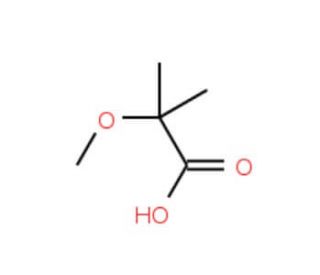 2-methoxy-2-methylpropanoic acid (CAS 13836-62-9) - chemical structure image