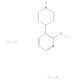 2-Methoxy-3-(piperidin-4-yl)pyridine dihydrochloride (CAS 171425-45-9) - chemical structure image