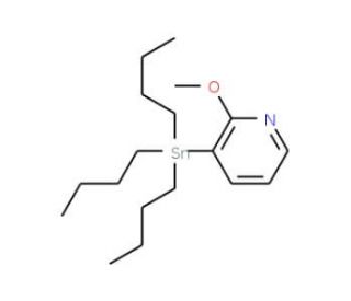 2-Methoxy-3-(tributylstannyl)pyridine (CAS 223418-74-4) - chemical structure image