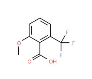 2-Methoxy-3-(trifluoromethyl)benzoic acid (CAS 119692-41-0) - chemical structure image