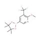 2-Methoxy-3-(trifluoromethyl)pyridine-5-boronic acid, pinacol ester (CAS 1150561-61-7) - chemical structure image