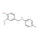 2-methoxy-4-{[(4-methylphenyl)amino]methyl}phenol - chemical structure image