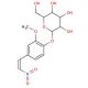 2-Methoxy-4-(2-nitrovinyl)phenyl β-D-glucopyranoside (CAS 70622-80-9) - chemical structure image