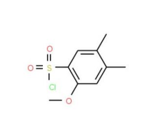 2-Methoxy-4,5-dimethyl-benzenesulfonyl chloride (CAS 90416-52-7) - chemical structure image