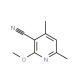 2-Methoxy-4,6-dimethylnicotinonitrile (CAS 65515-39-1) - chemical structure image