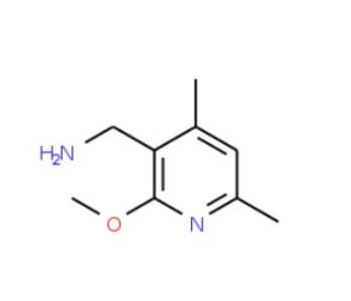 (2-methoxy-4,6-dimethylpyridin-3-yl)methanamine (CAS 46002-83-9) - chemical structure image