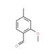 2-Methoxy-4-methyl-benzaldehyde (CAS 57415-35-7) - chemical structure image