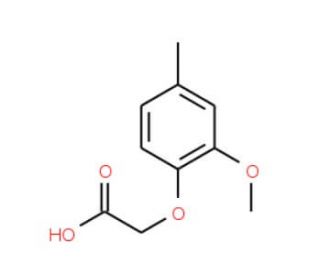 (2-Methoxy-4-methyl-phenoxy)-acetic acid (CAS 6270-23-1) - chemical structure image