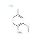 2-Methoxy-4-methylaniline, HCl (CAS 71288-98-7) - chemical structure image