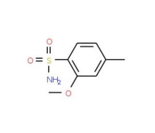 2-Methoxy-4-methylbenzenesulfonamide (CAS 59554-39-1) - chemical structure image