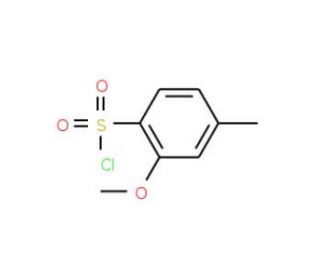 2-Methoxy-4-methylbenzenesulfonyl chloride (CAS 216394-11-5) - chemical structure image