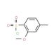 2-Methoxy-4-methylbenzenesulfonyl chloride (CAS 216394-11-5) - chemical structure image
