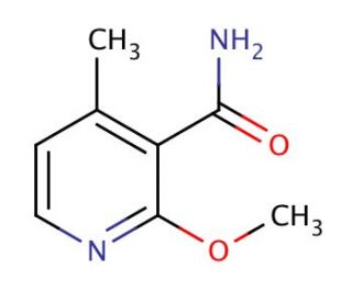 2-methoxy-4-methylnicotinamide - chemical structure image