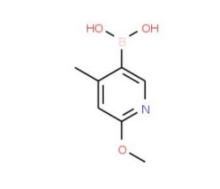 2-Methoxy-4-methylpyridine-5-boronic acid (CAS 503184-35-8) - chemical structure image