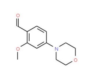 2-Methoxy-4-morpholin-4-yl-benzaldehyde - chemical structure image