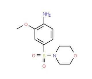 2-Methoxy-4-(morpholine-4-sulfonyl)-phenylamine - chemical structure image
