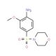 2-Methoxy-4-(morpholine-4-sulfonyl)-phenylamine - chemical structure image