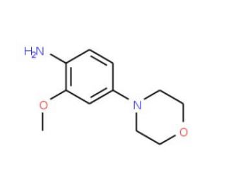 2-Methoxy-4-morpholinoaniline (CAS 209960-91-8) - chemical structure image