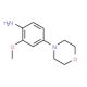 2-Methoxy-4-morpholinoaniline (CAS 209960-91-8) - chemical structure image