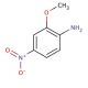 2-Methoxy-4-nitroaniline (CAS 97-52-9) - chemical structure image