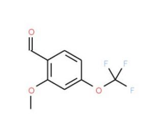2-Methoxy-4-(trifluoromethoxy)benzaldehyde - chemical structure image
