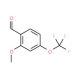 2-Methoxy-4-(trifluoromethoxy)benzaldehyde - chemical structure image