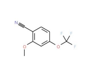 2-Methoxy-4-(trifluoromethoxy)benzonitrile - chemical structure image
