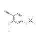 2-Methoxy-4-(trifluoromethoxy)benzonitrile - chemical structure image
