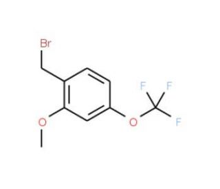 2-Methoxy-4-(trifluoromethoxy)benzyl bromide (CAS 886500-35-2) - chemical structure image