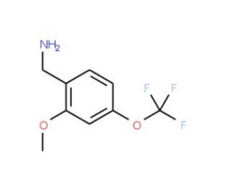 2-Methoxy-4-(trifluoromethoxy)benzylamine - chemical structure image