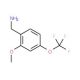 2-Methoxy-4-(trifluoromethoxy)benzylamine - chemical structure image